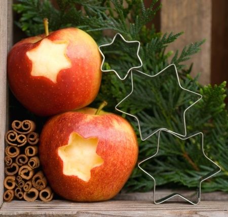 appel kerstsfeer